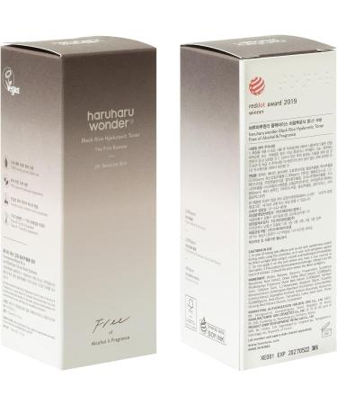 Black Rice Hyaluronic Toner for Sensitive Skin 5.1 fl.oz / 150ml | Alcohol Free Fragrance Free | Korean Skincare Vegan Crurelty Free EWG-Green Viral Product - Buy Online on GoSupps.com