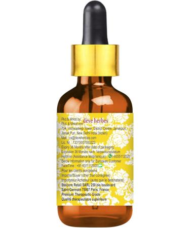 Deve Herbes Pure Hibiscus Oil with Glass Dropper 30ml (1 oz) - Buy Online on GoSupps.com
