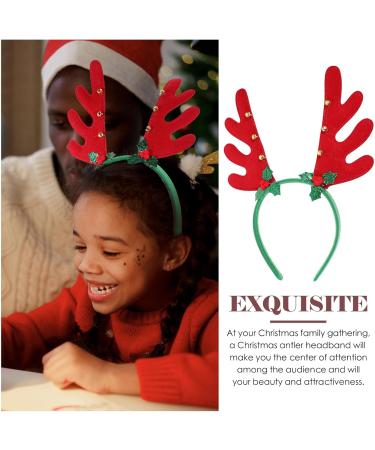 ifundom Headband Christmas Head Bopper Christmas Headwear Deer Antler Hairband Christmas Headpieces Xmas Deer Headwear Xmas Hairband Xmas Supplies Make up Christmas Utenciles Fabric Child - Buy Online on GoSupps.com