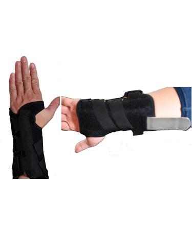 Wrist Brace for Carpal Tunnel Adjustable Wrist Support Brace with Splints Left Hand Small/Medium/Large Arm Compression Hand Support for Injuries Wrist Pain Sport Sprain