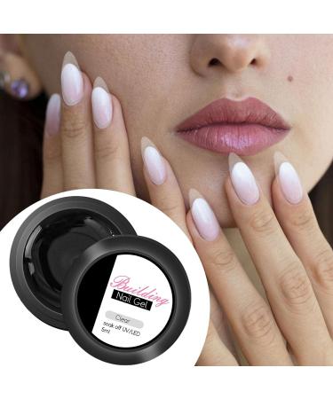 for Nails for Nails Extension Shaping and Carving | Nail Extension for Extension Hard for Design 3D Sculpture Gel for Beginners Nails Fovolat #01 Transparent Color - Buy Online on GoSupps.com