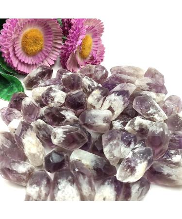 100g Bulk Rough Natural Amethyst Point Purple Quartz Druzy Crystal Cluster Specimen Stone Pendant Making Gifts - Buy Online on GoSupps.com