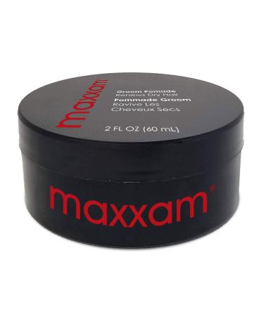 HAIR CLUB Maxxam Groom Pomade for Men | Flexible  Pliable Hold | Styling Control | Texturizing | Adds Volume and Dimension 2 Fl Oz