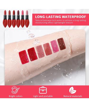 Duoffanny Matte Lipstick Set - 6Pcs Red Long-Lasting Waterproof Lipstick Kit for Women - Non-Stick Cup, Fade-Resistant Formula - Perfect Makeup Gift - Buy Online on GoSupps.com