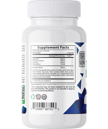 Sundhed Natural Testo Boost Max Natural Stamina Booster for Men Fortified Natural Energy and Strength Booster 60 Capsules - Buy Online on GoSupps.com