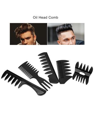 Buy Durable Wide Tooth Oil Head Comb for Hairdressers | Professional Black Comb for Salons & Home Use - Buy Online on GoSupps.com
