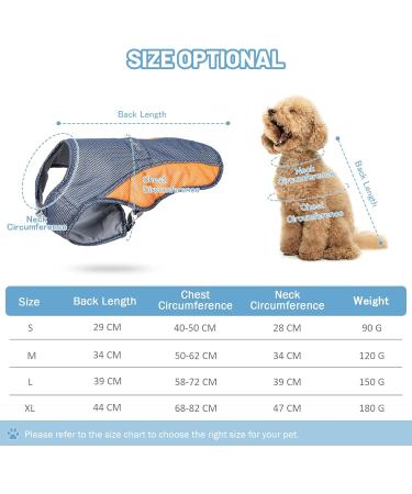 Buy All-Sopets Dog Cooling Vest | Breathable & Comfortable Summer Jacket with Reflective Strip | Blue-Orange Pet Clothing - Buy Online on GoSupps.com