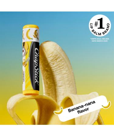 ChapStick Bulk Lip Balm Minions Banana-Nana (36 Sticks) Party Favors for Kids Stocking Stuffers 0.15 Oz Ea Banana-Nana 36 Sticks - Buy Online on GoSupps.com