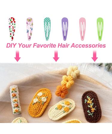 100 Pcs 5cm Hair Clips for Girls - No Slip Metal Candy Color Hair Accessories for Kids & Women - Perfect Birthday Party Gifts - Buy Online on GoSupps.com
