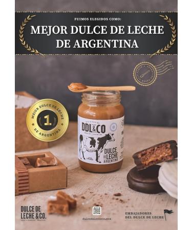 Dulce de Leche Argentina DDL&CO Premium 15.87oz - Authentic Sweet Caramel Spread - Buy Online on GoSupps.com