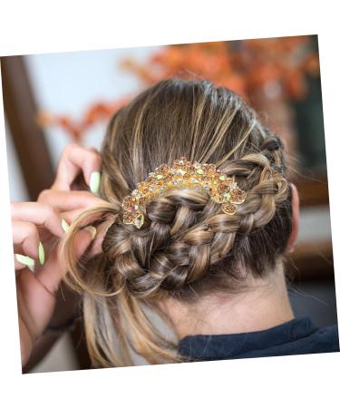 Ipetboom rhinestone bobby pins hair decorative hair combs for women accessories rhinestones hair combs for women accessories wedding hair accessories crafts back of head - Buy Online on GoSupps.com