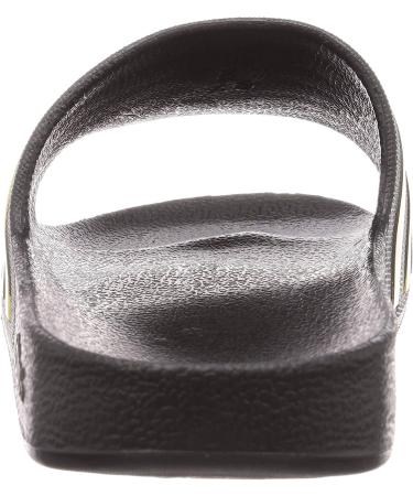 adidas Unisex Adilette Aqua Slides Sandal - Core Black/Gold Metallic - Size 9 Women/8 Men - Buy Online on GoSupps.com