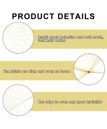 Hair Nets for Buns 20Pcs Hair Bun Nets Blonde with 20Pcs U Shaped Hair Pins for Buns Hair Bun Net Set Elastic Edge Mesh Invisible Ballet Hair Net for Girls Women - Buy Online on GoSupps.com