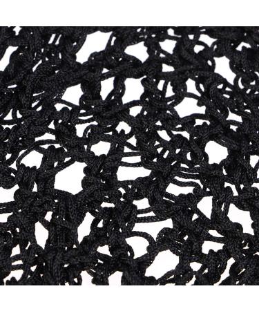 Beaupretty Elastic Wide Hair Net Bands - Black Rayon Snood Cover & Crochet Cap for Sleeping | Shop Internationally - Buy Online on GoSupps.com