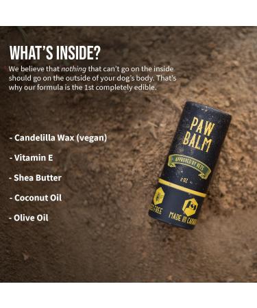 SKER Dog Paw Balm for Winter | Veterinarian-Approved Paw Protection | Handmade in Canada | Safe Paw Soother for Dry, Cracked Paws - Buy Online on GoSupps.com