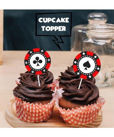 S-Cp-0505 ce Cream Fruit Dessert Cupcake Topper Colorful Glitter Happy Birthday Sensory Pop Game Theme Decor Supplies Baby Shower Boys Girls Birthday Party Decorations - Buy Online on GoSupps.com