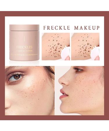 Face Freckles Makeup Air Cushion Freckles | Quick Dry Natural Like Fake Freckles Cushion for Natural Effortless Sunkissed Makeup with 3D Freckles - Buy Online on GoSupps.com