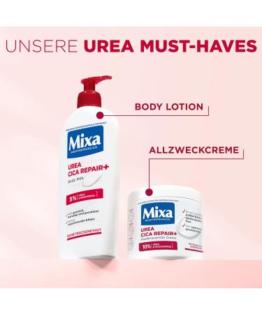 Mixa Urea Skin-Controlling Cream with Niacinamide | Moisture Care for Dry Rough Skin - 400ml - Buy Online on GoSupps.com