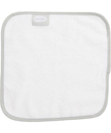 Shnuggle Baby Wash Cloths White | 3 Pack Bamboo Cotton Cloths | Ultra Soft & Gentle | 26x26cm | Sensitive Skin Friendly - Buy Online on GoSupps.com