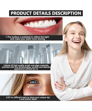 4 Pair Tartar Jewelry Tooth Stones Set - DIY Tooth Gem Kit for Stunning Smiles - Buy Online on GoSupps.com