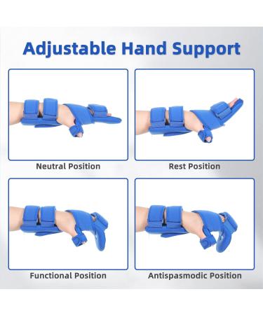 TYYIHUA Resting Hand Splint | Stroke Recovery Hand Brace with Finger Support for Carpal Tunnel Arthritis & Metacarpal Breaks - Left Hand Therapy Equipment - Buy Online on GoSupps.com