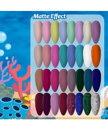 JODSONE Gel Nail Polish Kit - 32 Colors with UV Light | DIY Manicure Set & Nail Art Tools for Women - Buy Online on GoSupps.com