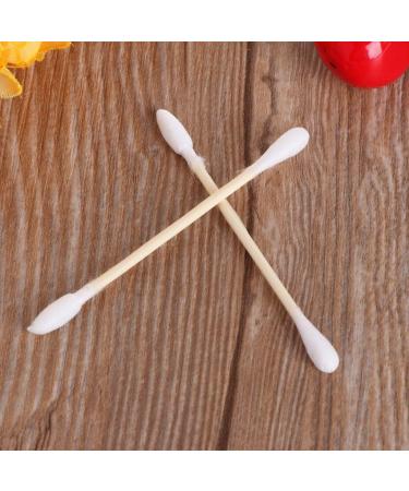 Rtengtunn 100pcs Double Head Cotton Swabs - Cosmetic Makeup & Ear Bud Cleaning Tools - Blue - Buy Online on GoSupps.com