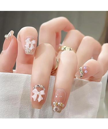 Nail Jewels For Nail Art Bow Nail Charms 2Pack Colorful Bow Charms for Nail 3D Bow-Knot Nail Art Charms Nail Decorations Set for DIY Jewel Stones Nail Art Rhinestones Style1 Style 1 - Buy Online on GoSupps.com