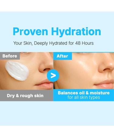 Baegayul Moisture Balancing Calming Cream Face Moisturizer Calming with Cica & Ceramides for All Skin Types 48-Hour Deep Hydration Korean Beauty Cream Non-Sticky & Soothing Finish 1.69 fl oz  - Buy Online on GoSupps.com