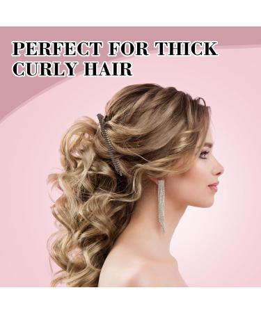 Banana Hair Clips 2 Pack 30-Teeth Large Claw Clips for Thick Hair Crocodile Hair Ties for Lazy People Elastic Hair Bobbles Barrettes for Women Girls Hairdressing Hair Styling Accessories - Buy Online on GoSupps.com