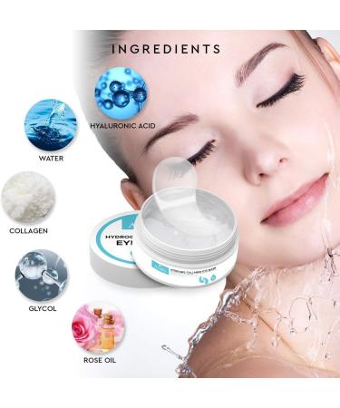 AZALLY Hydrogel Collagen Eye Mask - 60pcs Anti-Aging Under Eye Patches for Puffy Eyes Treatment - Buy Online on GoSupps.com