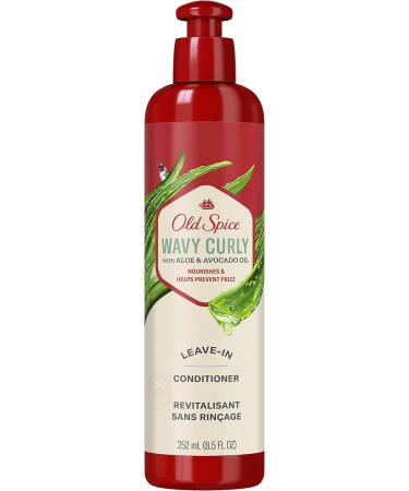 Old Spice Wavy Curly Leave-In Conditioner with Aloe & Avocado Oil 252 mL - Buy Online on GoSupps.com