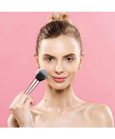 Shop Sibba 2 Pcs Makeup Brush Set - Foundation Powder Blush & Highlighter Brushes with Wooden Handles for Flawless Blending & Travel - International Shipping Available - Buy Online on GoSupps.com