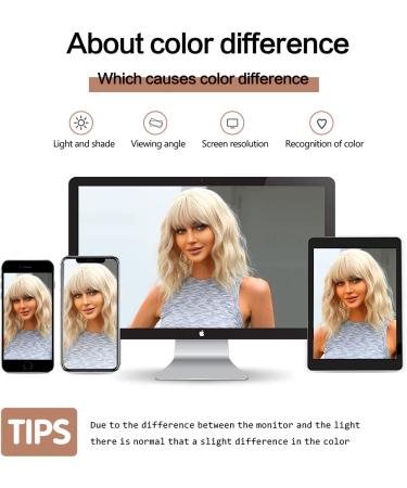 Esmee Short Wave Light Blonde Bob Wig with Bangs - 14 Inch Synthetic Cosplay Wig for Women - Buy Online on GoSupps.com