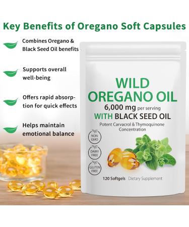 dongyiquanqiuzhan Oregano oil 120 capsules 2in1 6000 mg with black seed oil 200 mg and 165 mg carvacrol cold pressed 1 Copy - Buy Online on GoSupps.com
