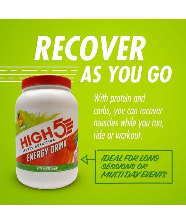 High5 Energy Drink with Protein Blend - Citrus 1.6kg | Carbs, Protein & Electrolytes - Buy Online on GoSupps.com