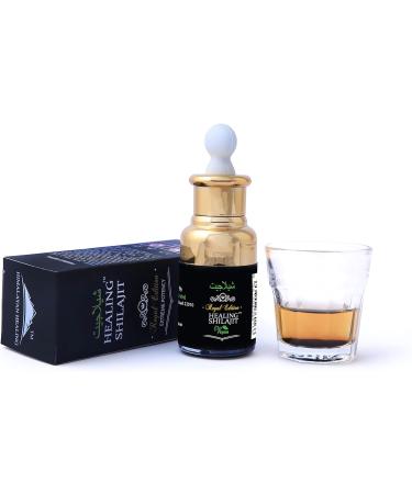 Pure Organic Shilajit Sun Dried Resin Liquid Drops - Vegan - 30 ML - 1 Pack | Himalayan Healing - Buy Online on GoSupps.com