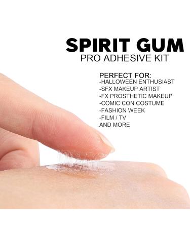 DELISOUL Spirit Gum Adhesive And Remover Combo Kit - Amber - 1.7 Fl Oz. - 0.5 Fl Oz. - Buy Online on GoSupps.com