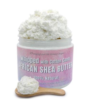 RA COSMETICS Whipped African Shea Butter with Cotton Candy 100% 100% Whipped Shea Body Butter