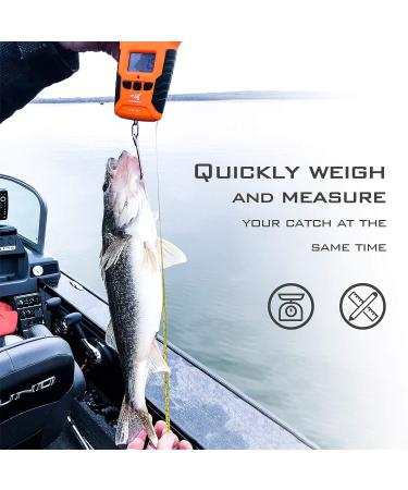 KastKing Fish Scale w/ Floating Lip Gripper 110 LBs/50 Kg Dual Mode - Water Resistant, Lightweight ABS Frame, Non-Slip Handle, 38 Tape Measure - Combo - Buy Online on GoSupps.com