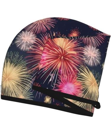 Firework Coral Velvet Dry Hair Cap | Ideal for Home Travel Pool Parties and Baths | Fast International Shipping - Buy Online on GoSupps.com
