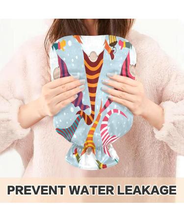 Buy Christmas Funny Gnomes Hot Water Bottle | 2L Heating Bag for Pain Relief & Arthritis - International Shipping - Buy Online on GoSupps.com