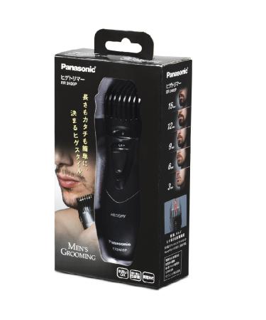 Panasonic Beard Trimmer ER2403PP-K | Black - Perfect Grooming Tool for Men Internationally Shipped - Buy Online on GoSupps.com