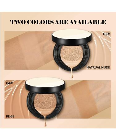 Air Cushion CC Cream Foundation Full Coverage Foundation for Flawless Makeup Concealer Liquid Foundation Moisturizing Brightening BB Cream (102# Natural) - Buy Online on GoSupps.com