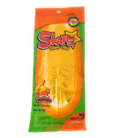 Mexican Slaps Lollipop Candy Mega Bundle - 50 Pieces, 5 Tropical Flavors: Watermelon, Mango, Green Apple, and Blue Tamarind - TikTok Inspired - Buy Online on GoSupps.com
