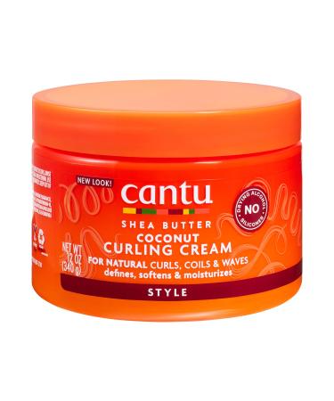 Cantu Coconut Curling Cream 340g (Packaging may vary) Coconut 340 g (Pack of 1)