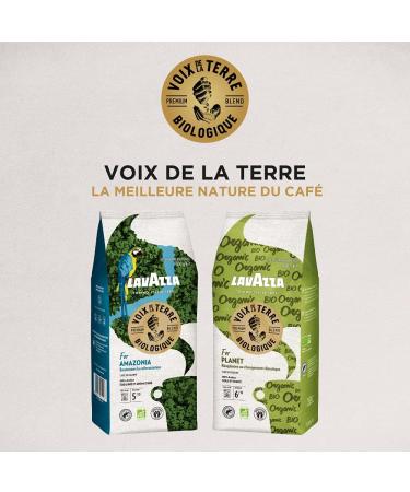 LAVAZZA - Organic Grain Coffee Voice of the Earth! For Planet - 100% Arabica - Rainforest Alliance Certified - Hand Picked - - Buy Online on GoSupps.com