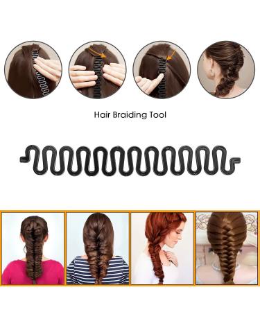 21pcs Girls Hair Bun Donut Maker Set with Bobby Pins - Stylish French Twist Styling Kit for Women and Girls - Buy Online on GoSupps.com