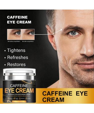 Caffeine Eye Cream for Men - Anti Aging Reduces Dark Circles & Puffiness Tightening Eye Lift (1.7oz - Buy Online on GoSupps.com
