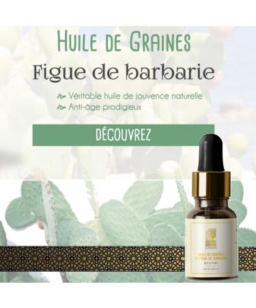 ORGANIC BARBARIAN FIG SEED OIL - 100% Pure Cold Pressed Best Anti-Aging Oil for Face Eye Contour & Anti-Wrinkle ECOCERT Certified Organic .10ml - Buy Online on GoSupps.com